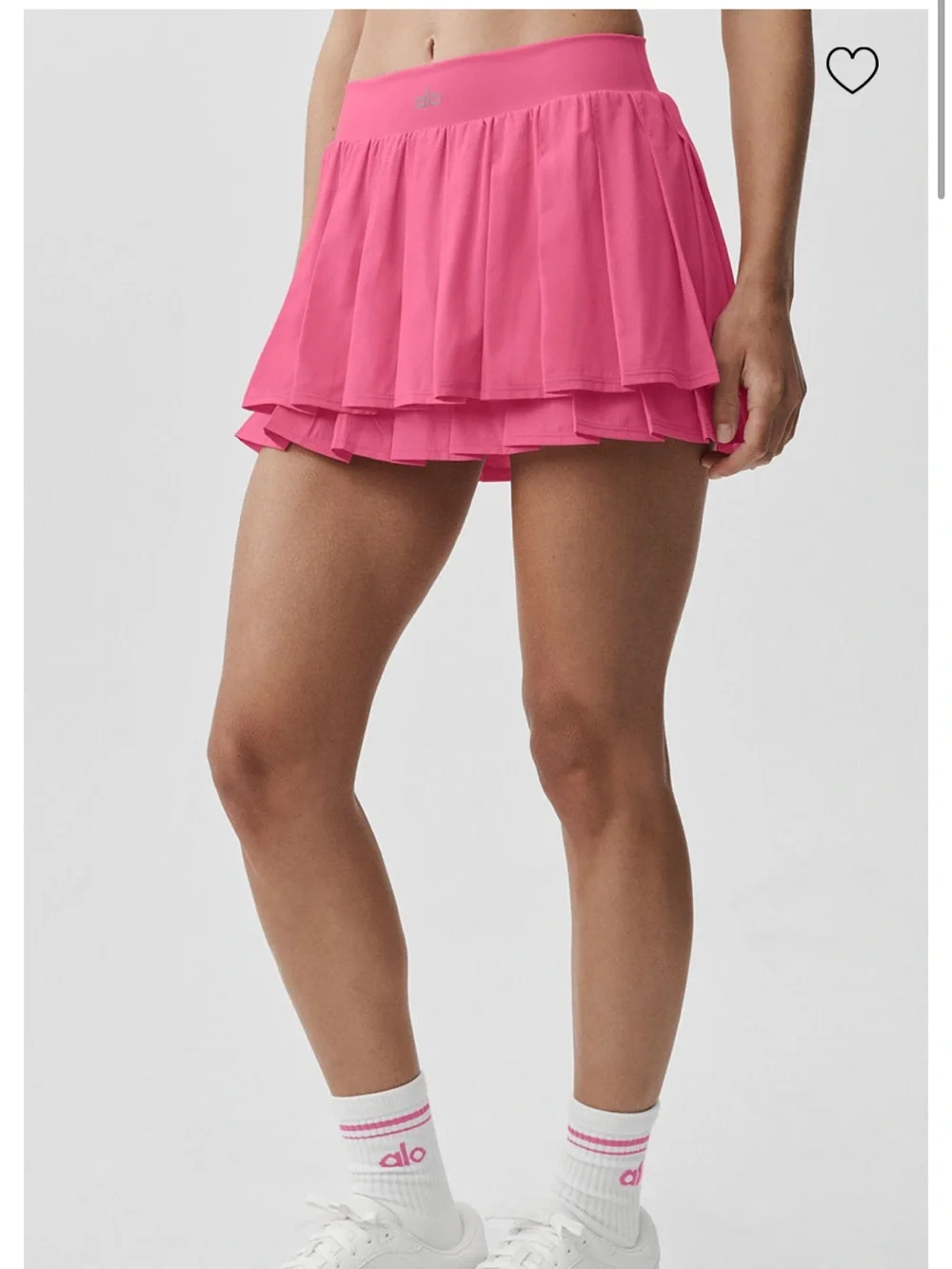 Alo double or nothing tennis skirt.  Never worn.  Xxs   Tags removed